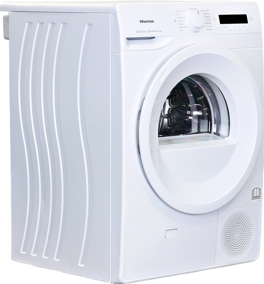 Seche-linge à Condensation 8 kg Reconditionné HISENSE DCGP803