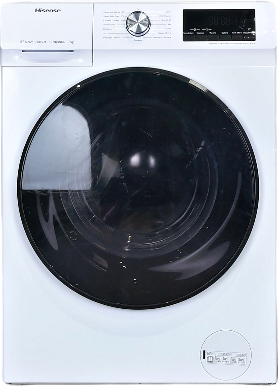 Lave-linge Hublot 7 kg Reconditionné HISENSE WFQA7014EVJM
