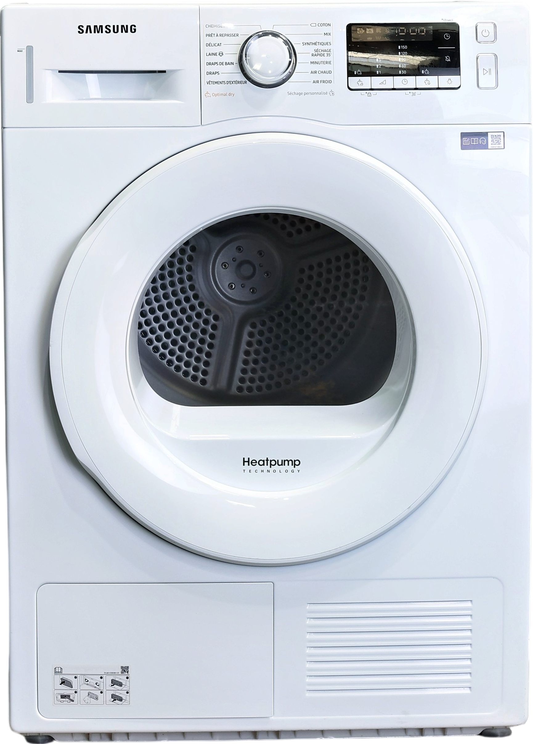Seche-linge Pompe à Chaleur 9 kg Reconditionné SAMSUNG DV90TA040TE
