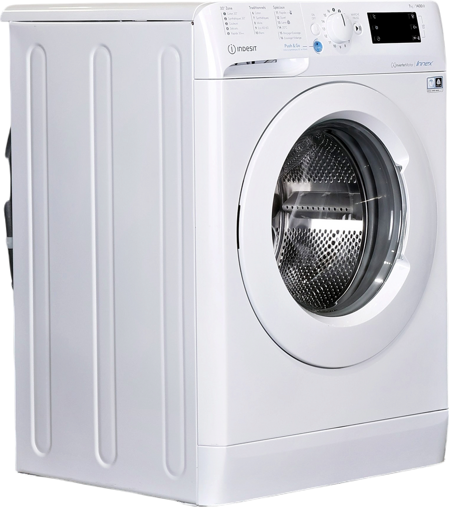 Lave-linge Hublot 7 kg Reconditionné INDESIT BWE71484XWFRN