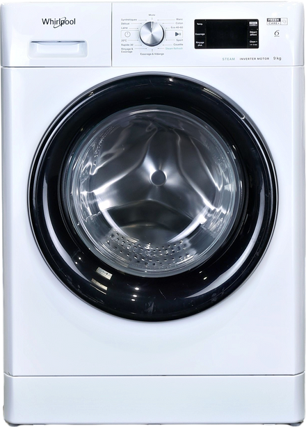 Lave-linge Hublot 9 kg Reconditionné WHIRLPOOL FFBP9469BVFR