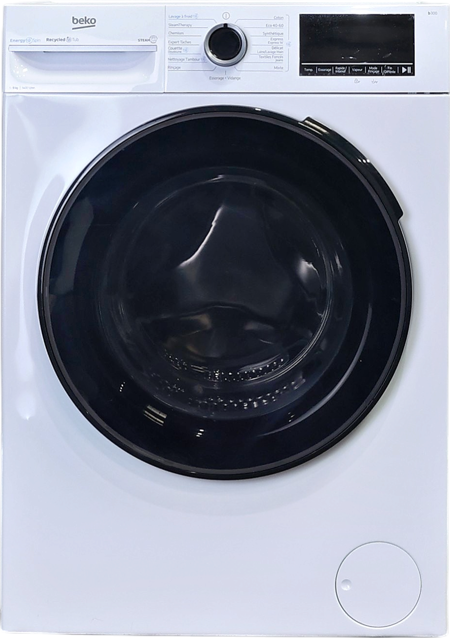 Lave-linge Hublot 10 kg Reconditionné BEKO BM3WFT410451C