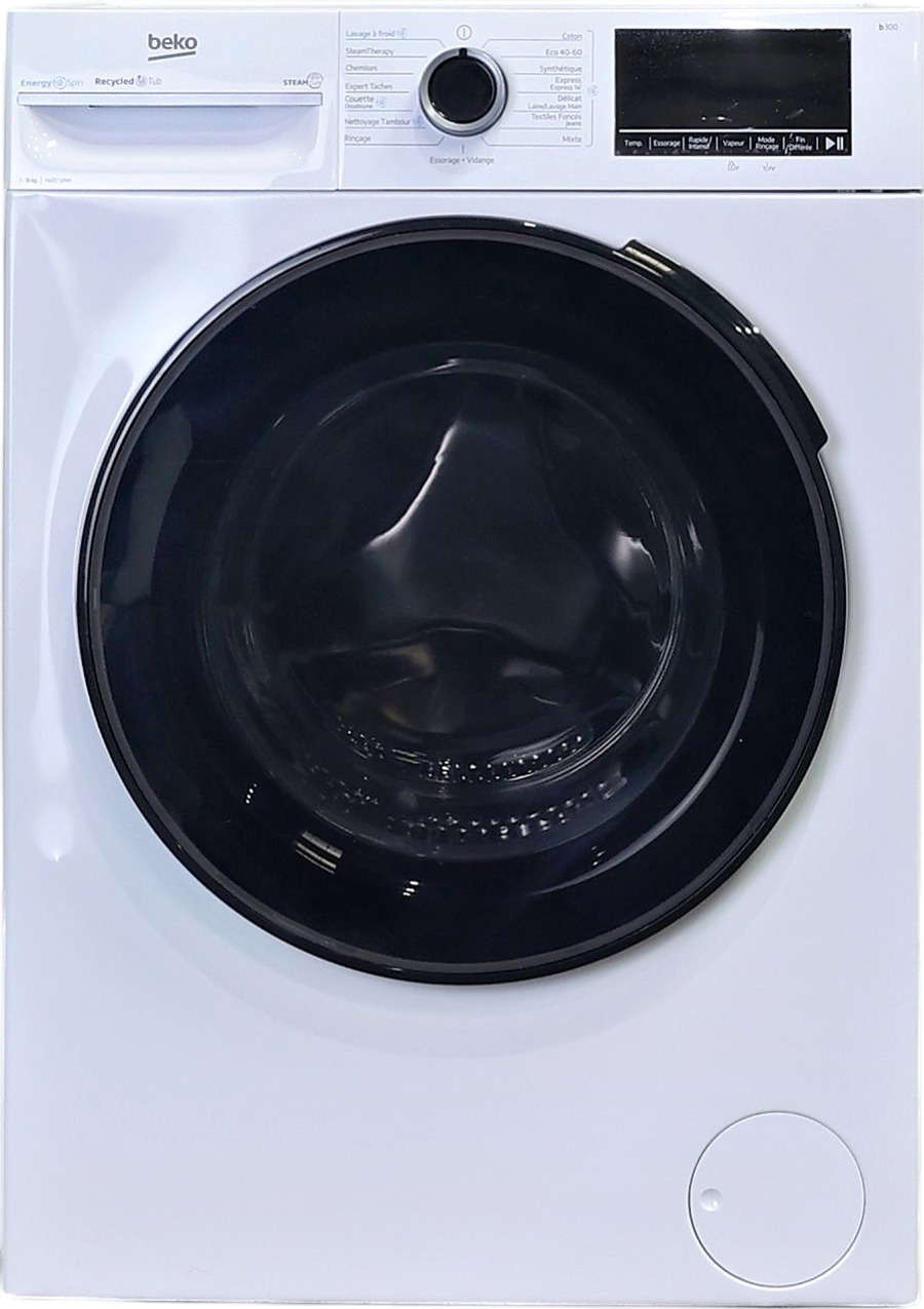 Lave-linge Hublot 10 kg Reconditionné BEKO BM3WFT410451C