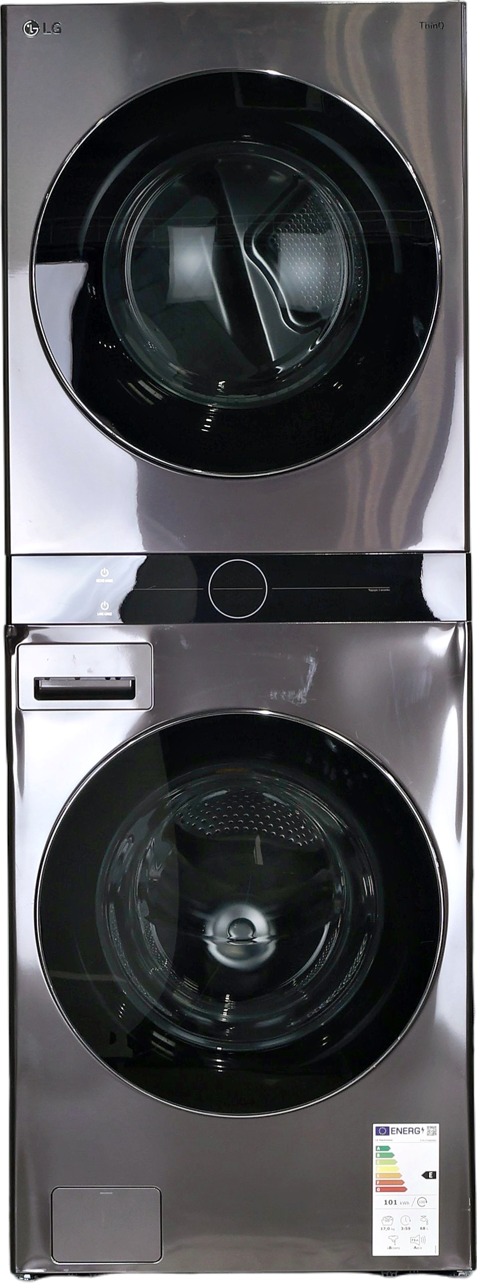 Lave-linge Sechant 17 kg Reconditionné LG F761TOWERB2