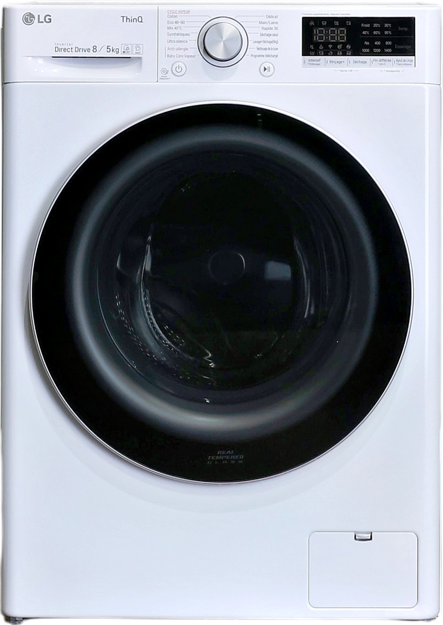 Lave-linge Sechant 8 kg Reconditionné LG F854N41WRS