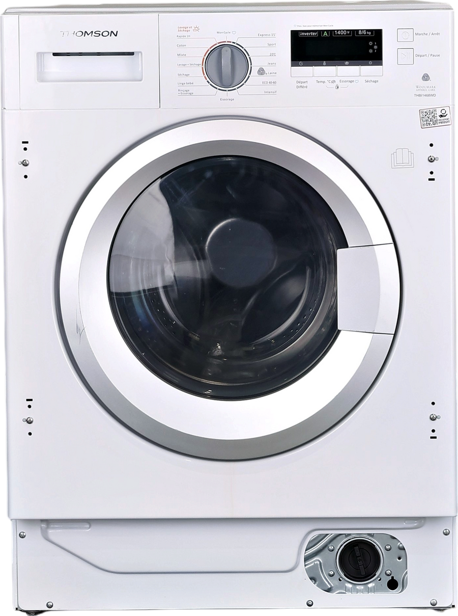 Lave-linge Sechant 8 kg Reconditionné THOMSON THBI1468WD