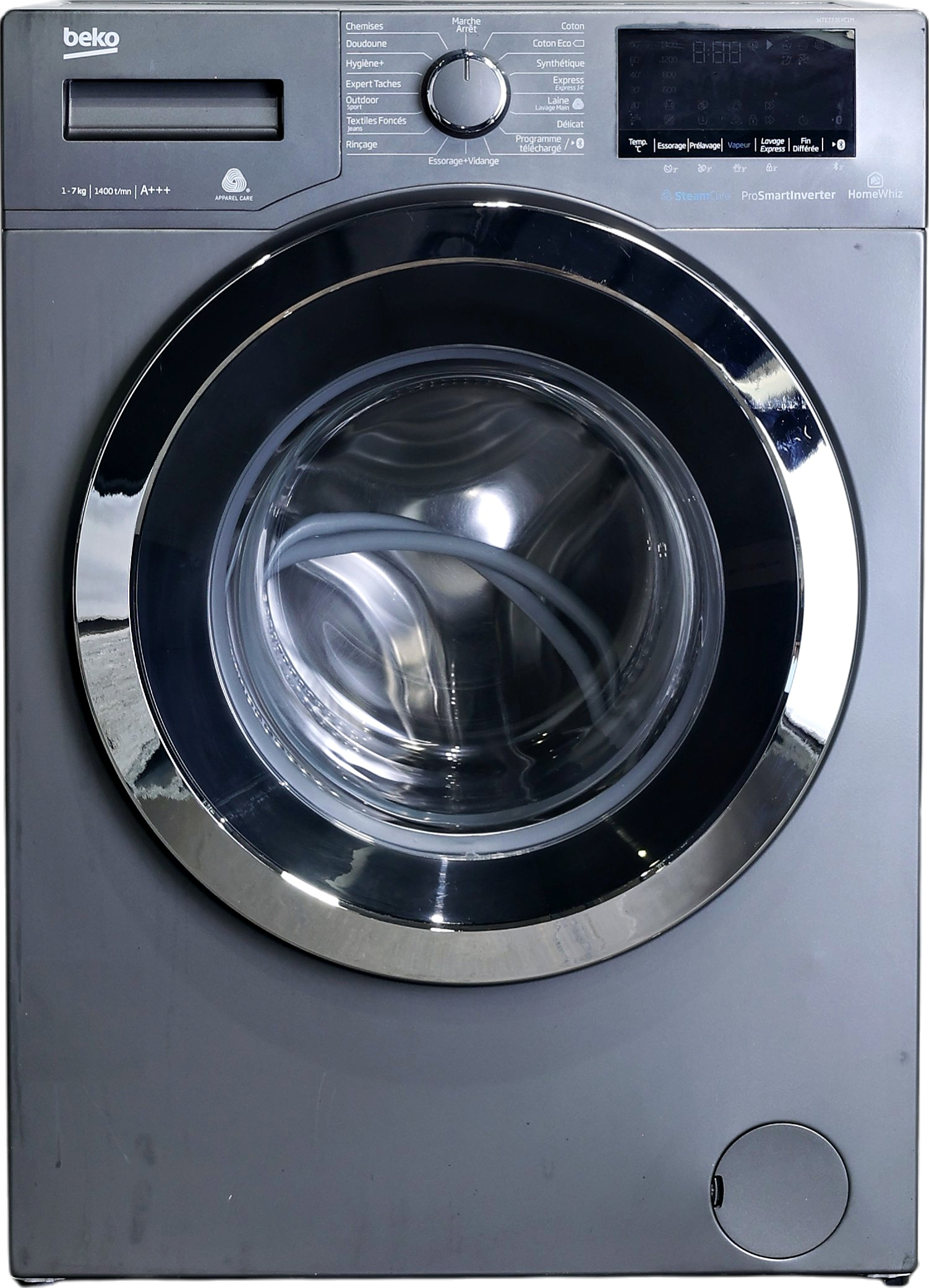 Lave-linge Hublot 7 kg Reconditionné BEKO WTE7736XC1M