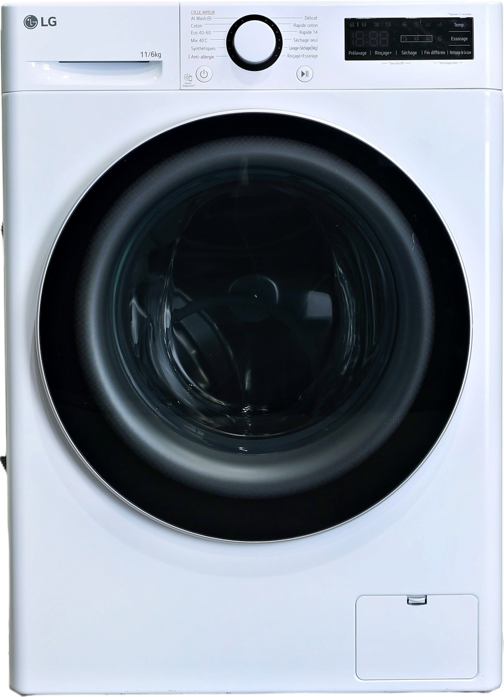 Lave-linge Sechant 11 kg Reconditionné LG F164R51WRS