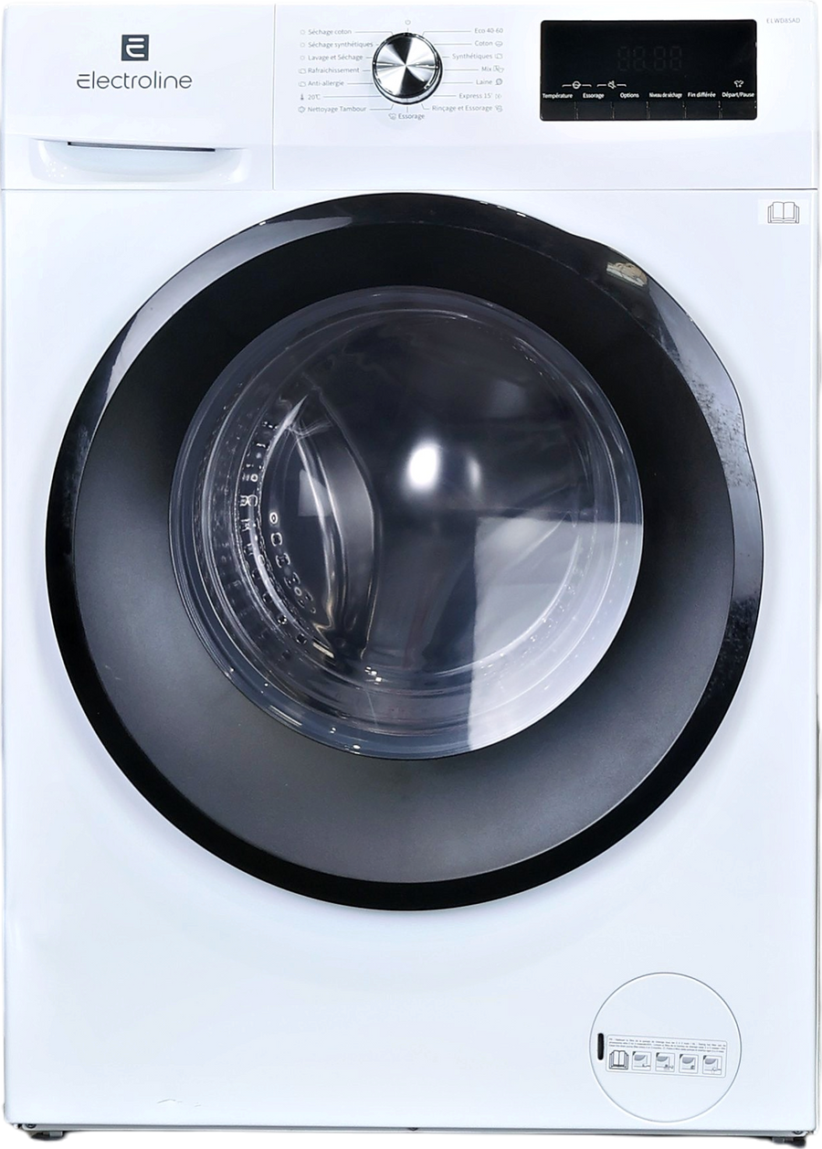 Lave-linge Sechant 8 kg Reconditionné ELECTROLINE ELWD85AD