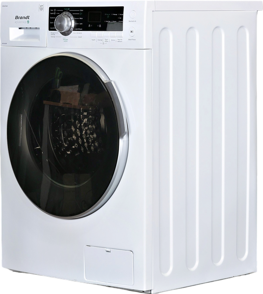 Lave-linge Hublot 10 kg Reconditionné BRANDT WFB304QW