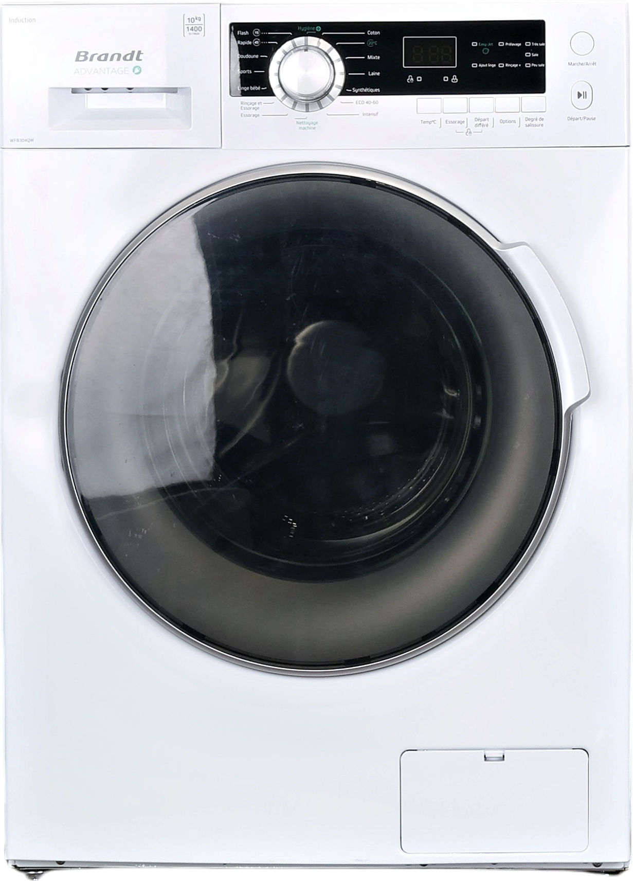 Lave-linge Hublot 10 kg Reconditionné BRANDT WFB304QW
