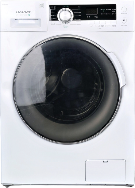 Lave-linge Hublot 10 kg Reconditionné BRANDT WFB304QW