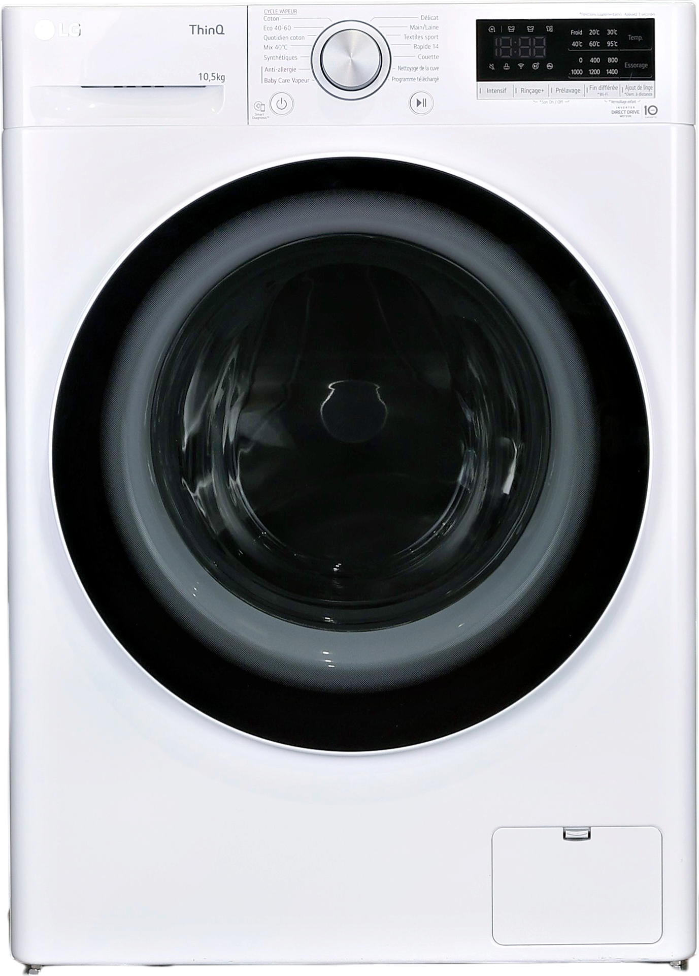 Lave-linge Hublot 10.5 kg Reconditionné LG F14V40WHS
