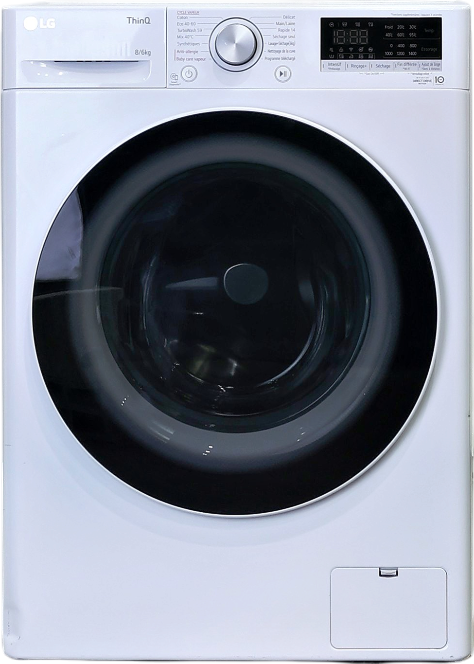 Lave-linge Sechant 8 kg Reconditionné LG F864V40WRS