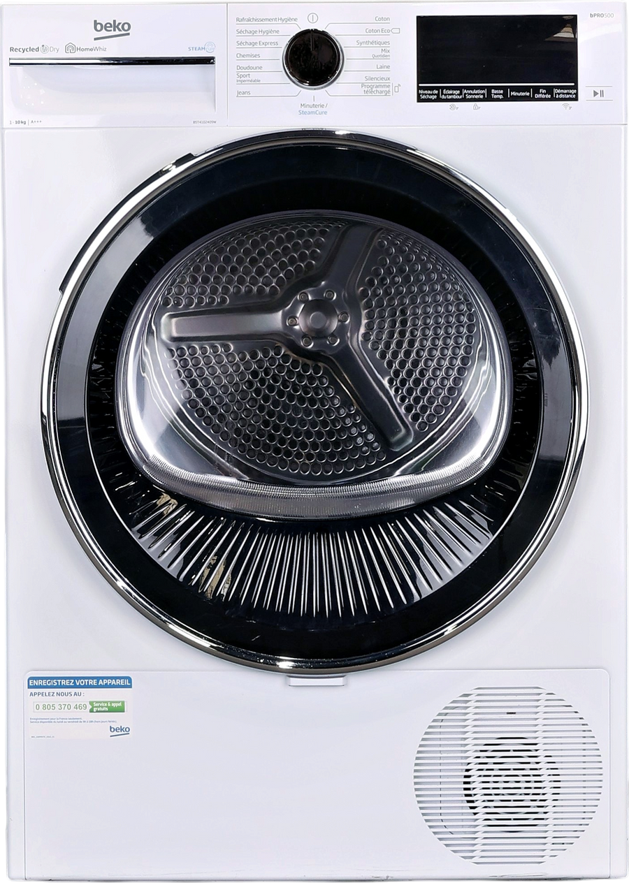 Seche-linge Pompe à Chaleur 10 kg Reconditionné BEKO B5T4102409W