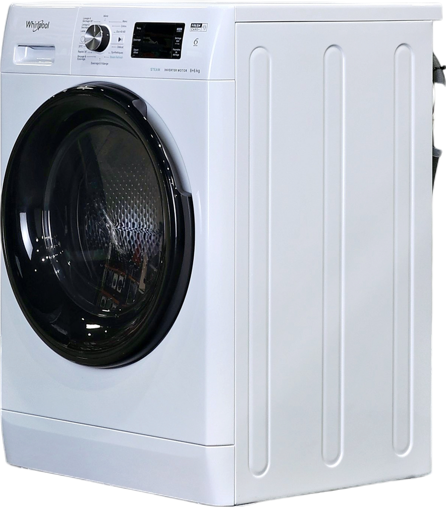 Lave-linge Sechant 8 kg Reconditionné WHIRLPOOL FFWDB864369BVFR