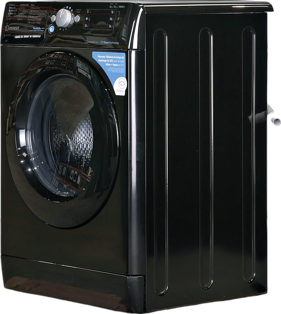 Lave-linge Sechant 8 kg Reconditionné INDESIT BDE86435BKVFR