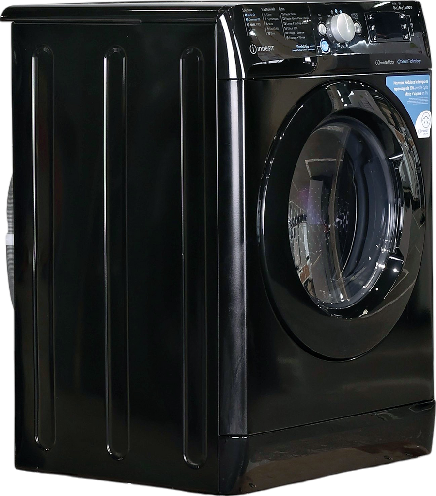 Lave-linge Sechant 8 kg Reconditionné INDESIT BDE86435BKVFR