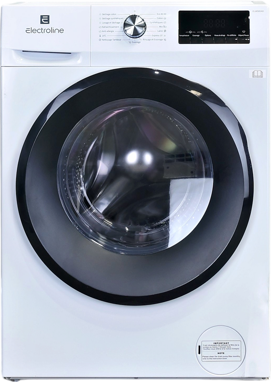 Lave-linge Sechant 8 kg Reconditionné ELECTROLINE ELWD85AD