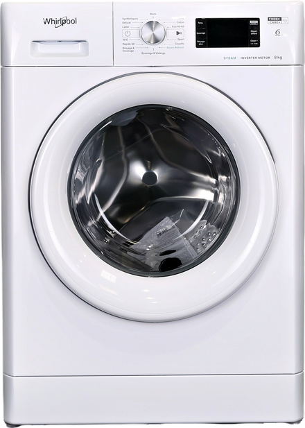 Lave-linge Hublot 8 kg Reconditionné WHIRLPOOL FFBS8469WVFR