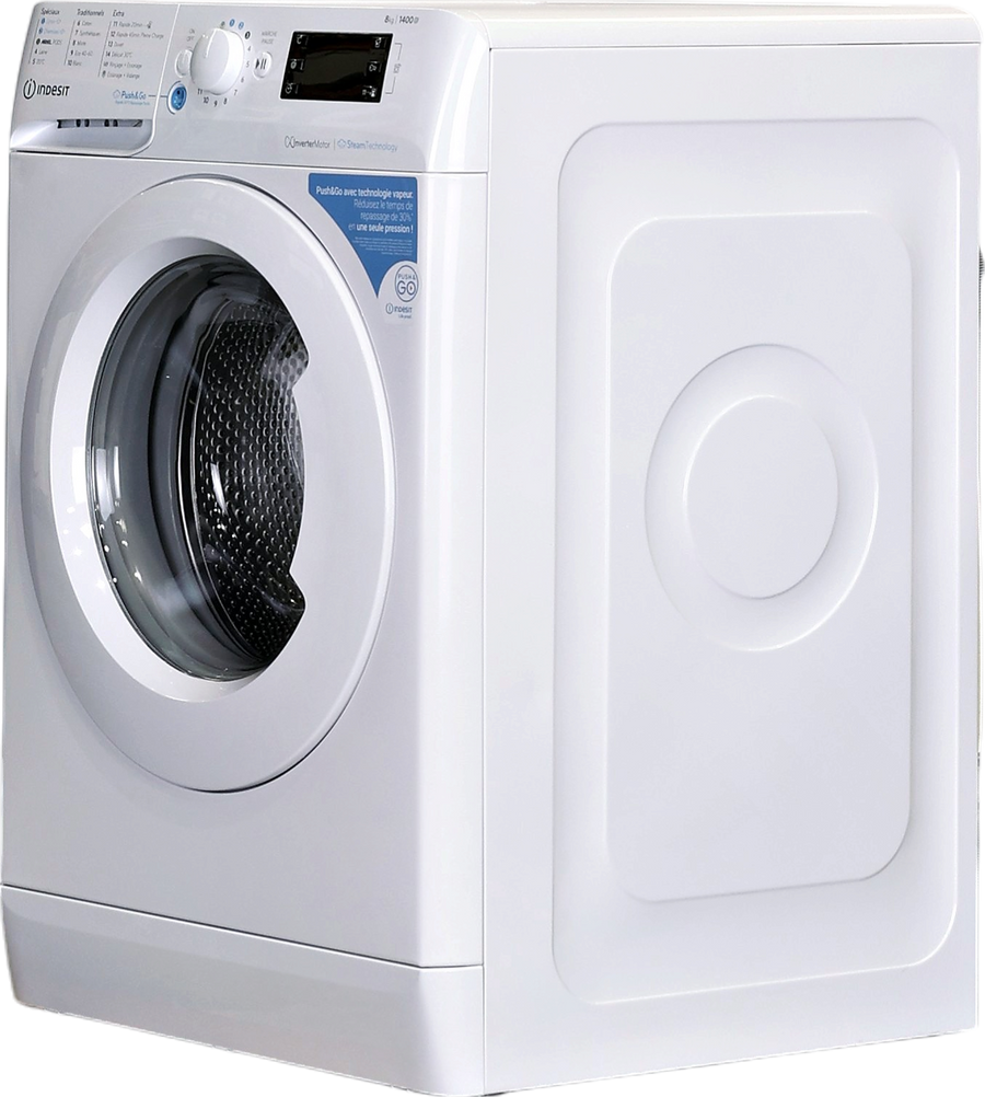 Lave-linge Hublot 8 kg Reconditionné INDESIT BWE81496XWVFR