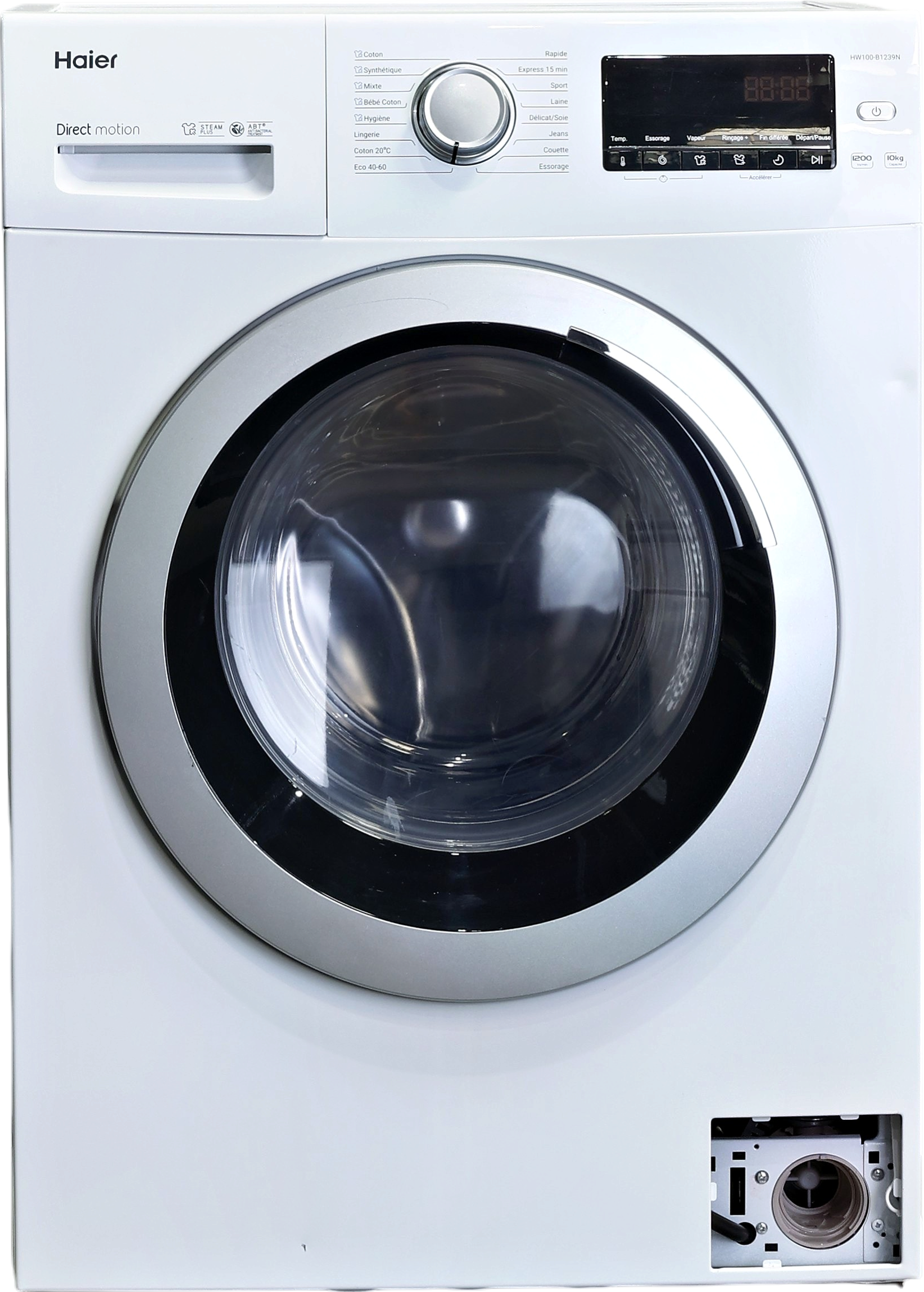 Lave-linge Hublot 10 kg Reconditionné HAIER HW100-B1239N