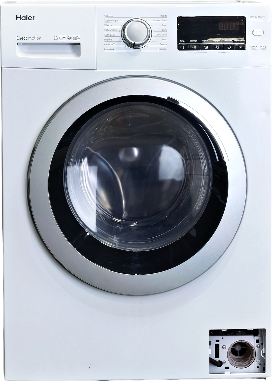 Lave-linge Hublot 10 kg Reconditionné HAIER HW100-B1239N