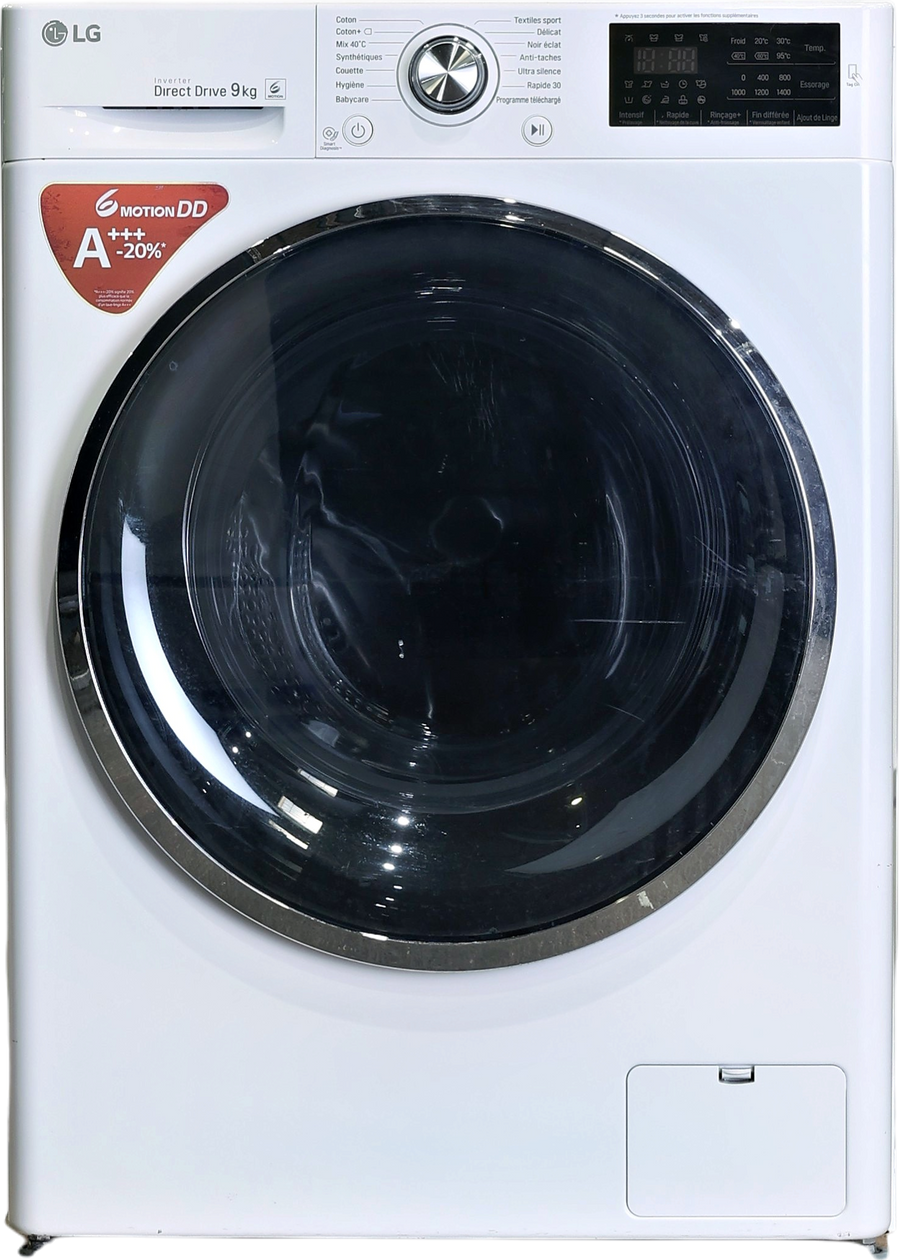 Lave-linge Hublot 9 kg Reconditionné LG F94j62wh