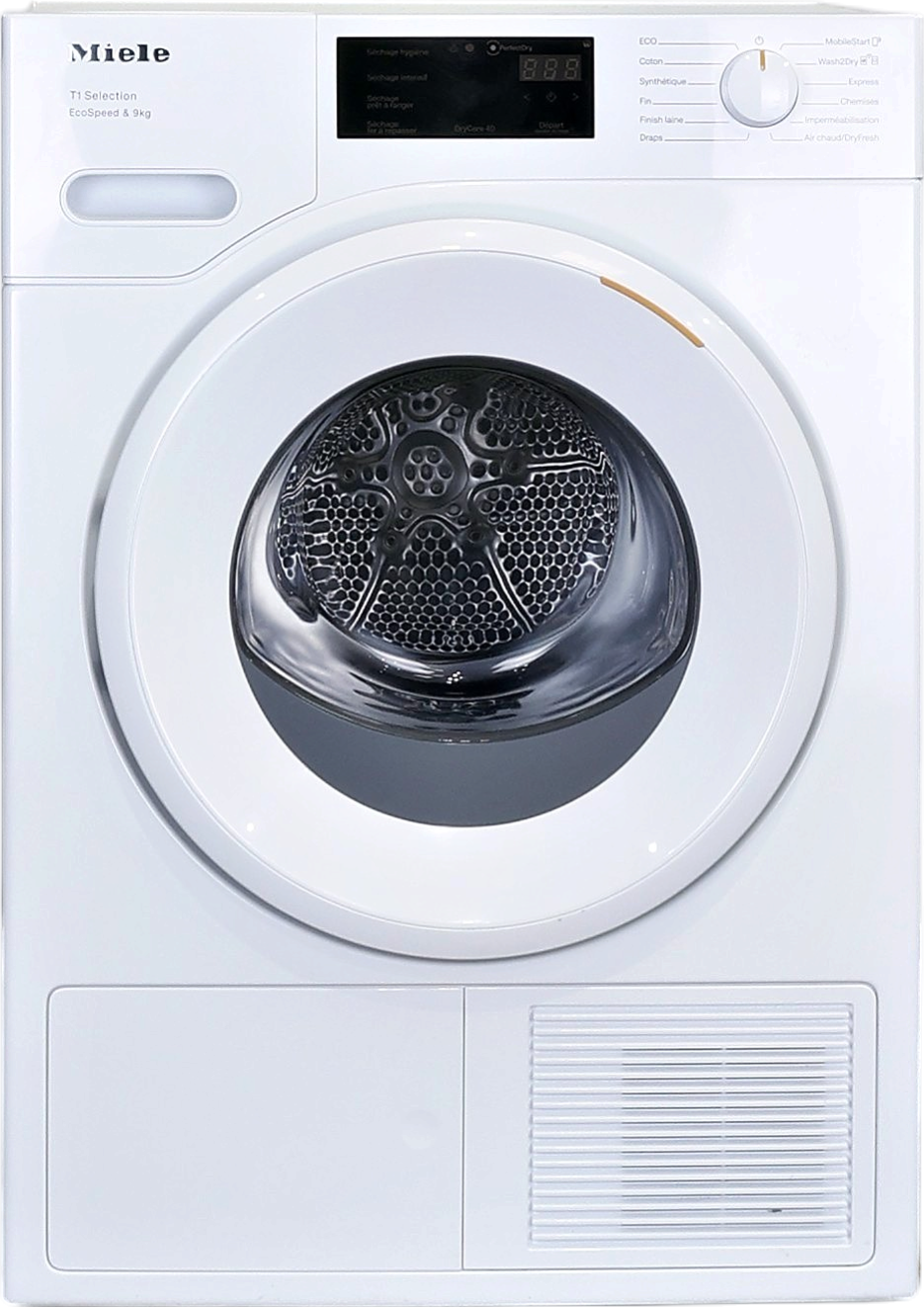 Seche-linge Pompe à Chaleur 9 kg Reconditionné MIELE TSD643WP