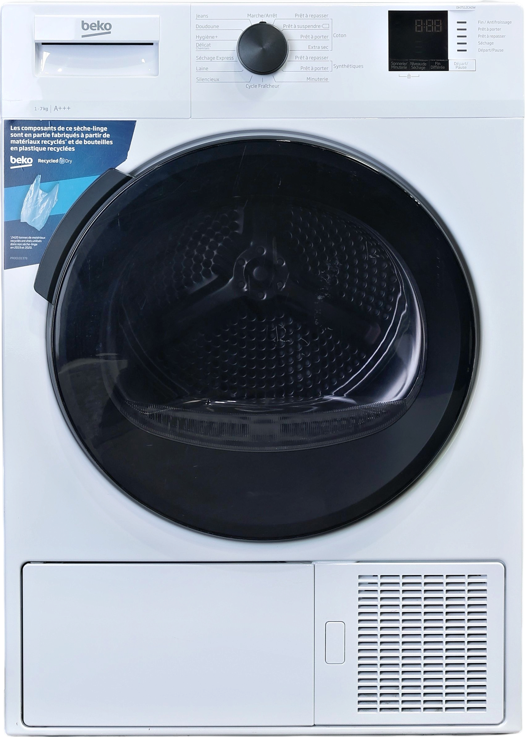 Seche-linge Pompe à Chaleur 7 kg Reconditionné BEKO DH7512CA0W
