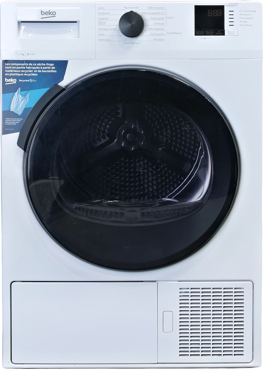 Seche-linge Pompe à Chaleur 7 kg Reconditionné BEKO DH7512CA0W