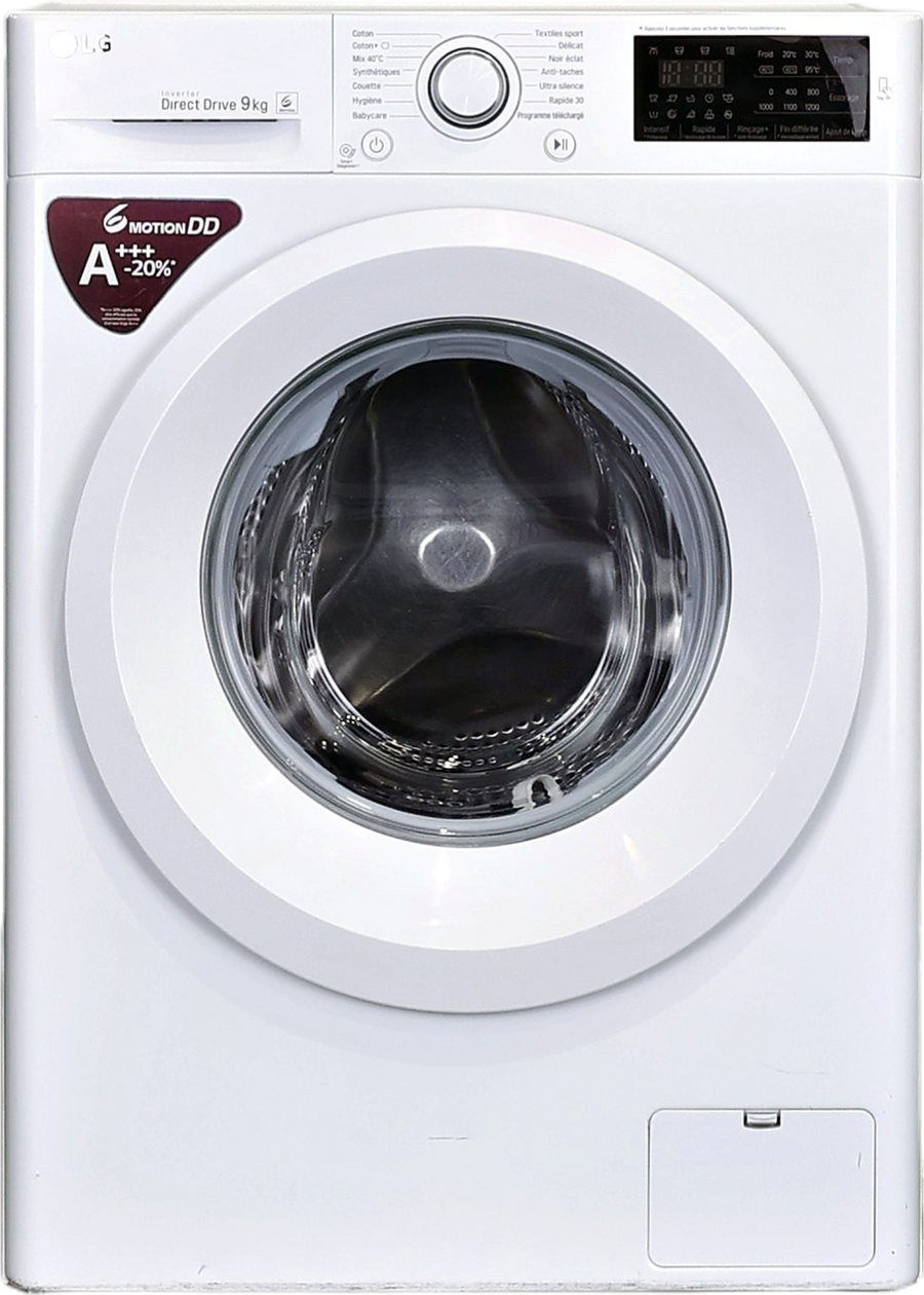 Lave-linge Hublot 9 kg Reconditionné LG F92J53WH