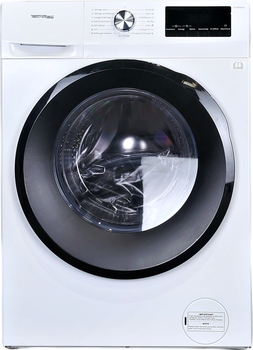 Lave-linge Sechant 8 kg Reconditionné TECNOLEC TECWD85AD