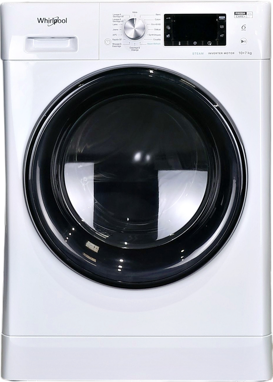 Lave-linge Sechant 10 kg Reconditionné WHIRLPOOL FFDD1074489BVFR