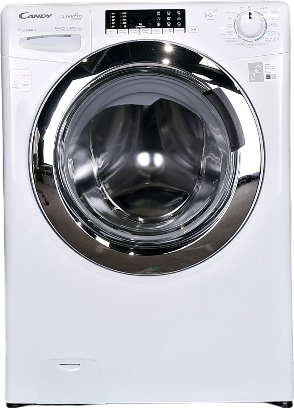 Lave-linge Hublot 10 kg Reconditionné CANDY CSO5106TWMC/1-S