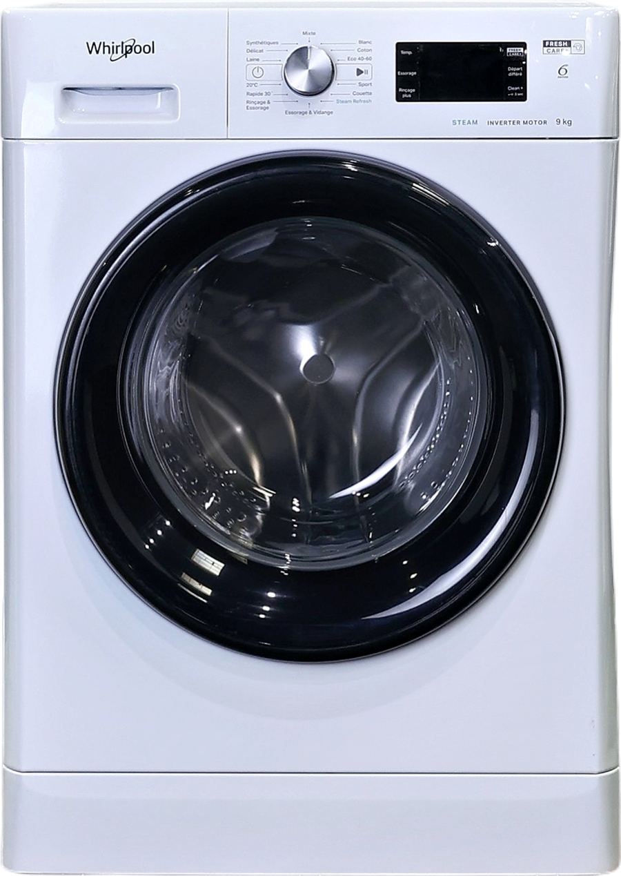 Lave-linge Hublot 9 kg Reconditionné WHIRLPOOL FFBB9489BVFR