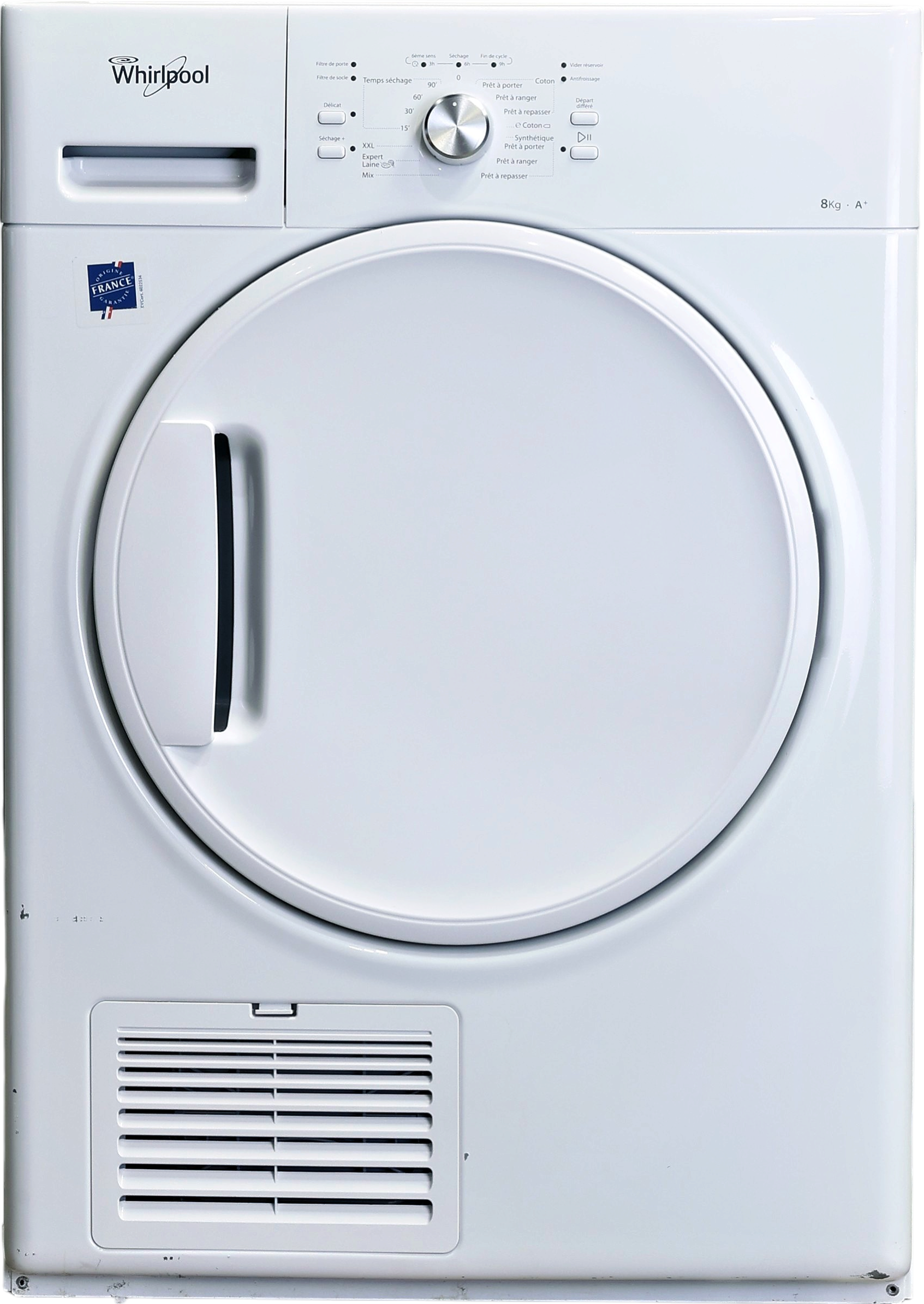 Seche-linge Pompe à Chaleur 8 kg Reconditionné WHIRLPOOL HDLX 80310