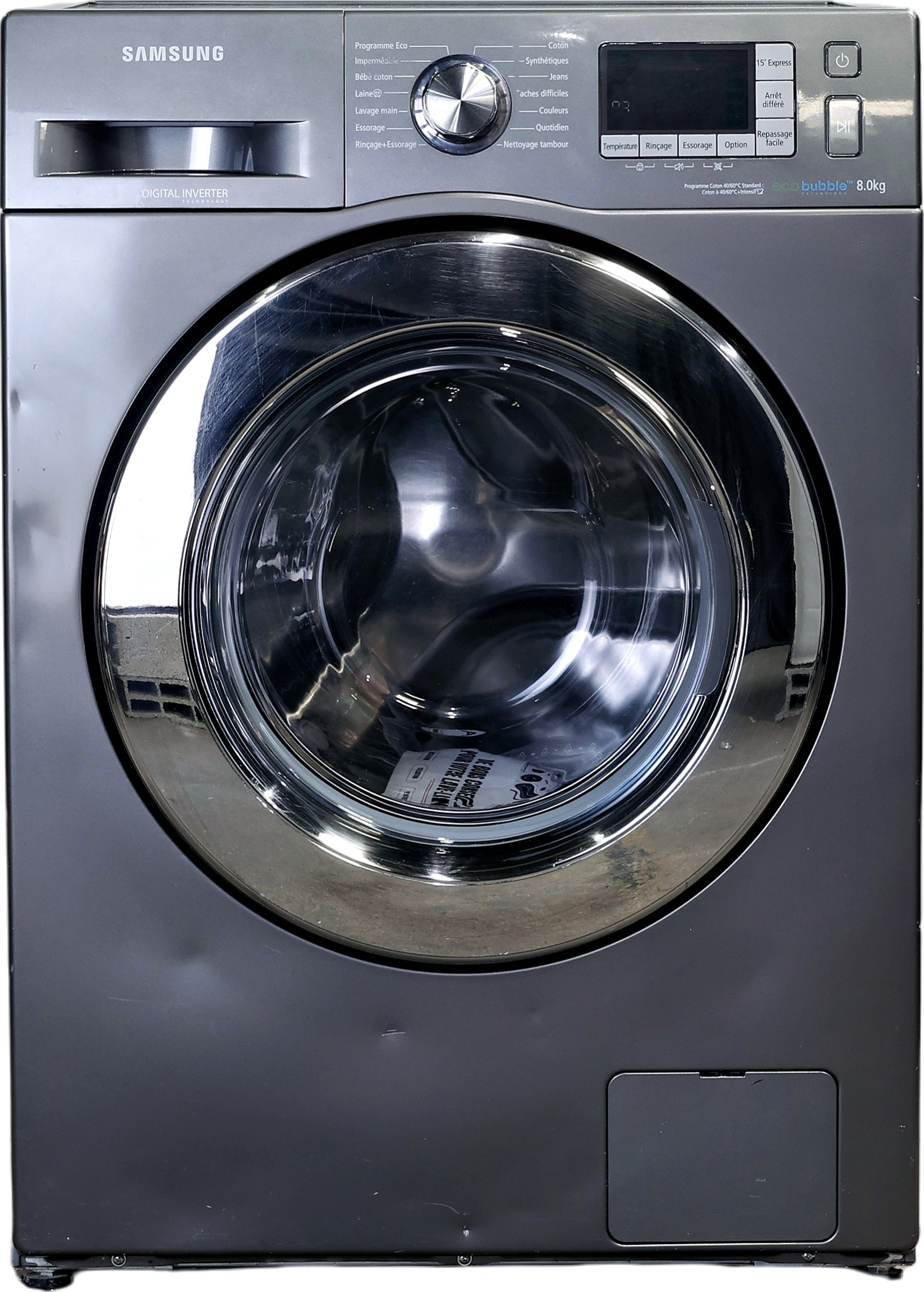 Lave-linge Hublot 8 kg Reconditionné SAMSUNG WF80F5E5U4X