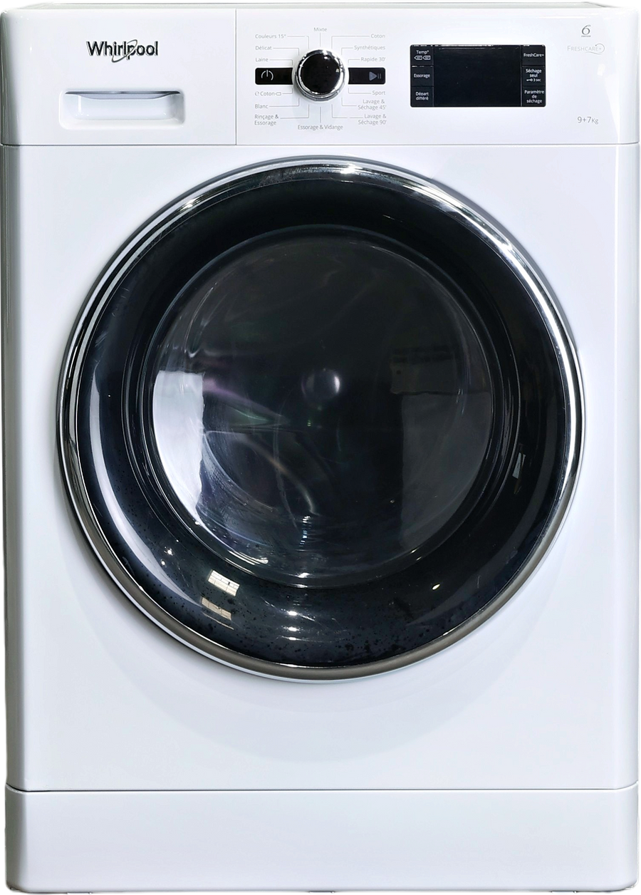 Lave-linge Sechant 9 kg Reconditionné WHIRLPOOL FWDG97168BXFR