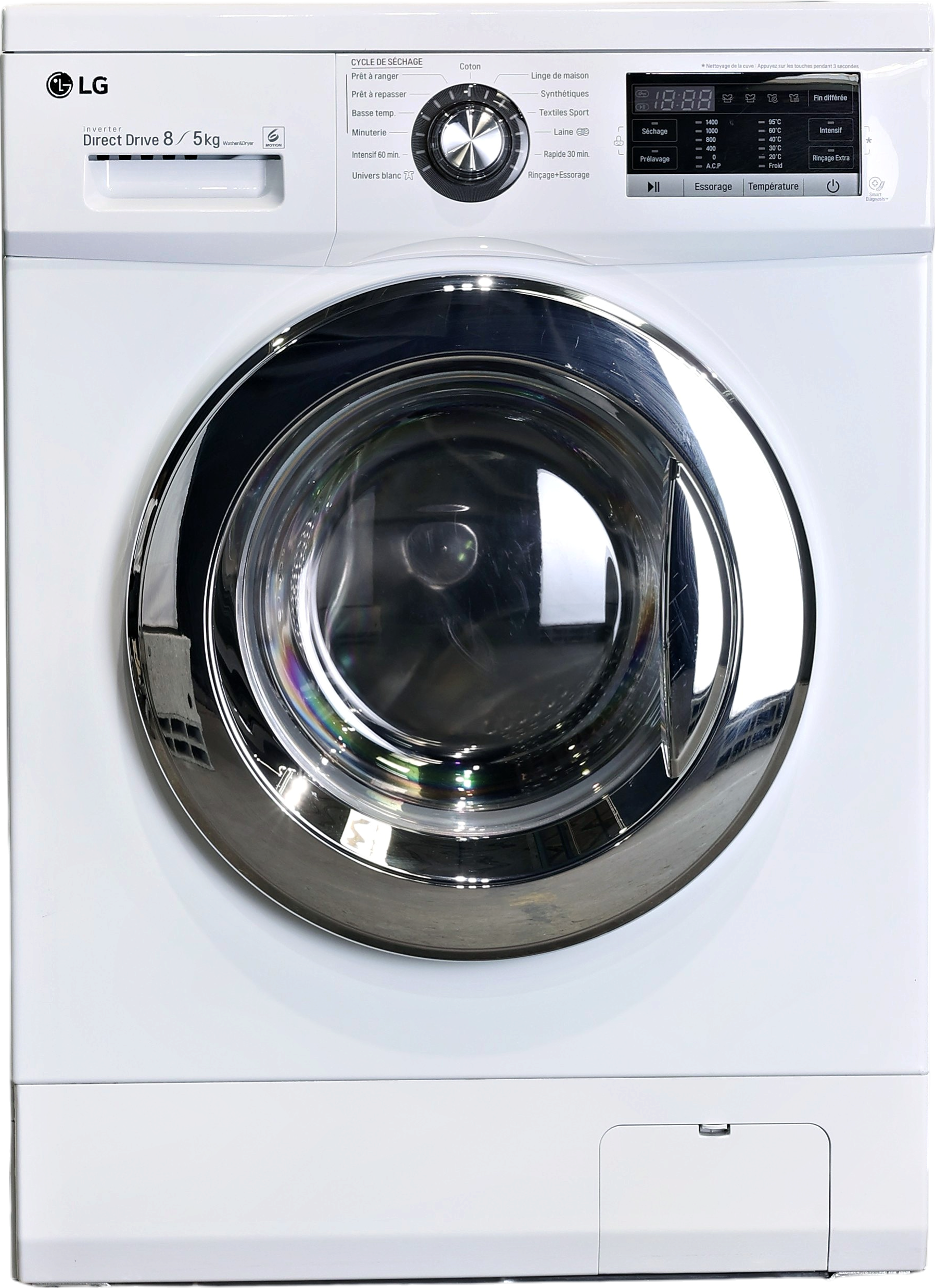 Lave-linge Sechant 8 kg Reconditionné LG F854G63WR