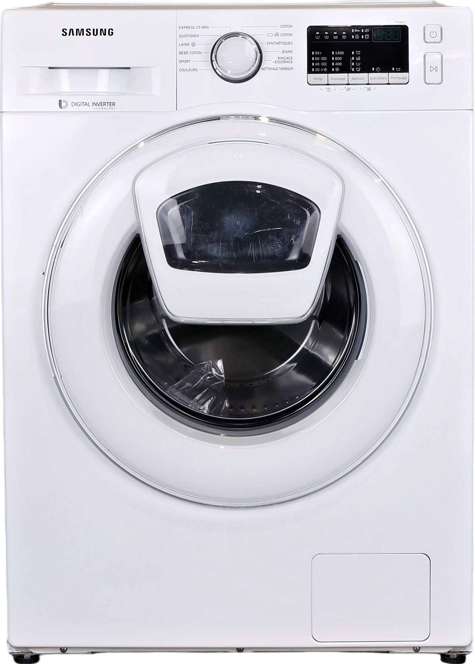 Lave-linge Hublot 9 kg Reconditionné SAMSUNG WW90K4430YW