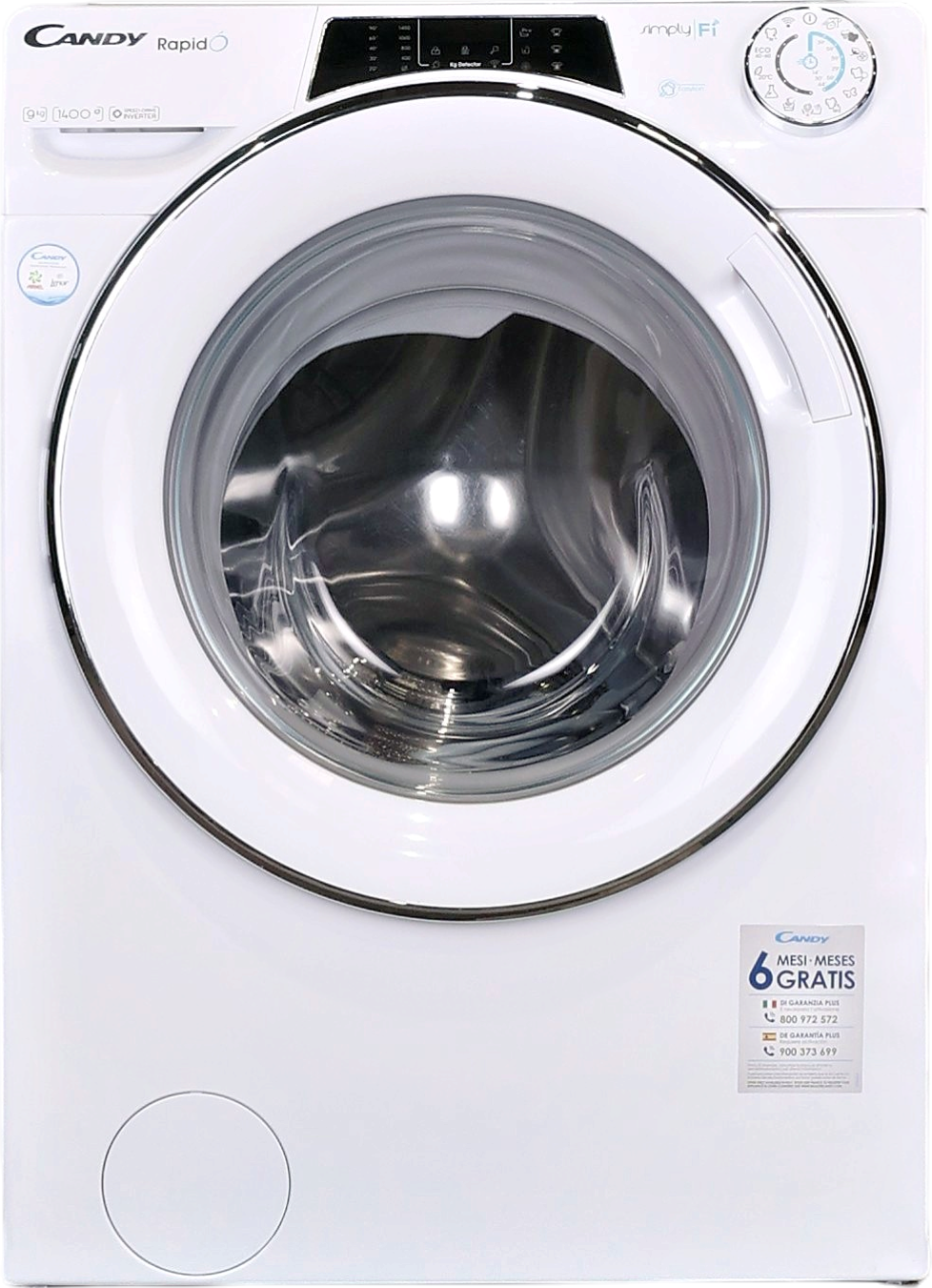 Lave-linge Hublot 9 kg Reconditionné CANDY RO1494DWMCE/1-S