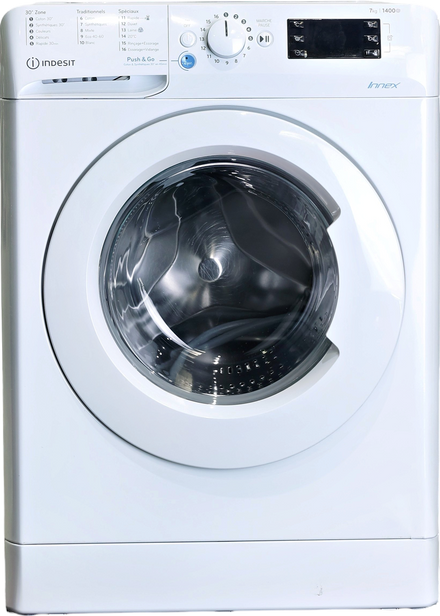 Lave-linge Hublot Reconditionné INDESIT BWE71452XWFRN