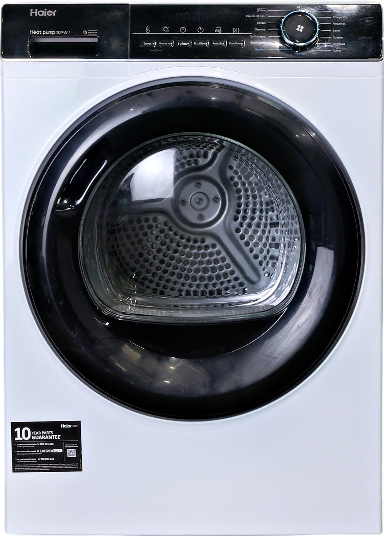 Seche-linge Pompe à Chaleur 10 kg Reconditionné HAIER HD100-A2939-FR