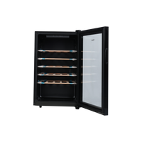 Cave À Vin De Conservation 33 Bouteilles Reconditionné HAIER HWS33GG : vue de l'intérieur