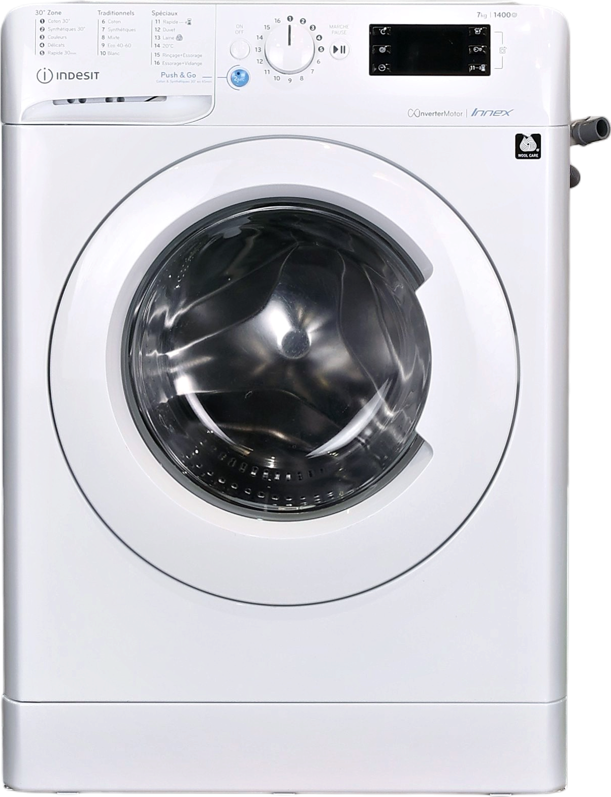 Lave-linge Hublot 7 kg Reconditionné INDESIT BWE71484XWFRN