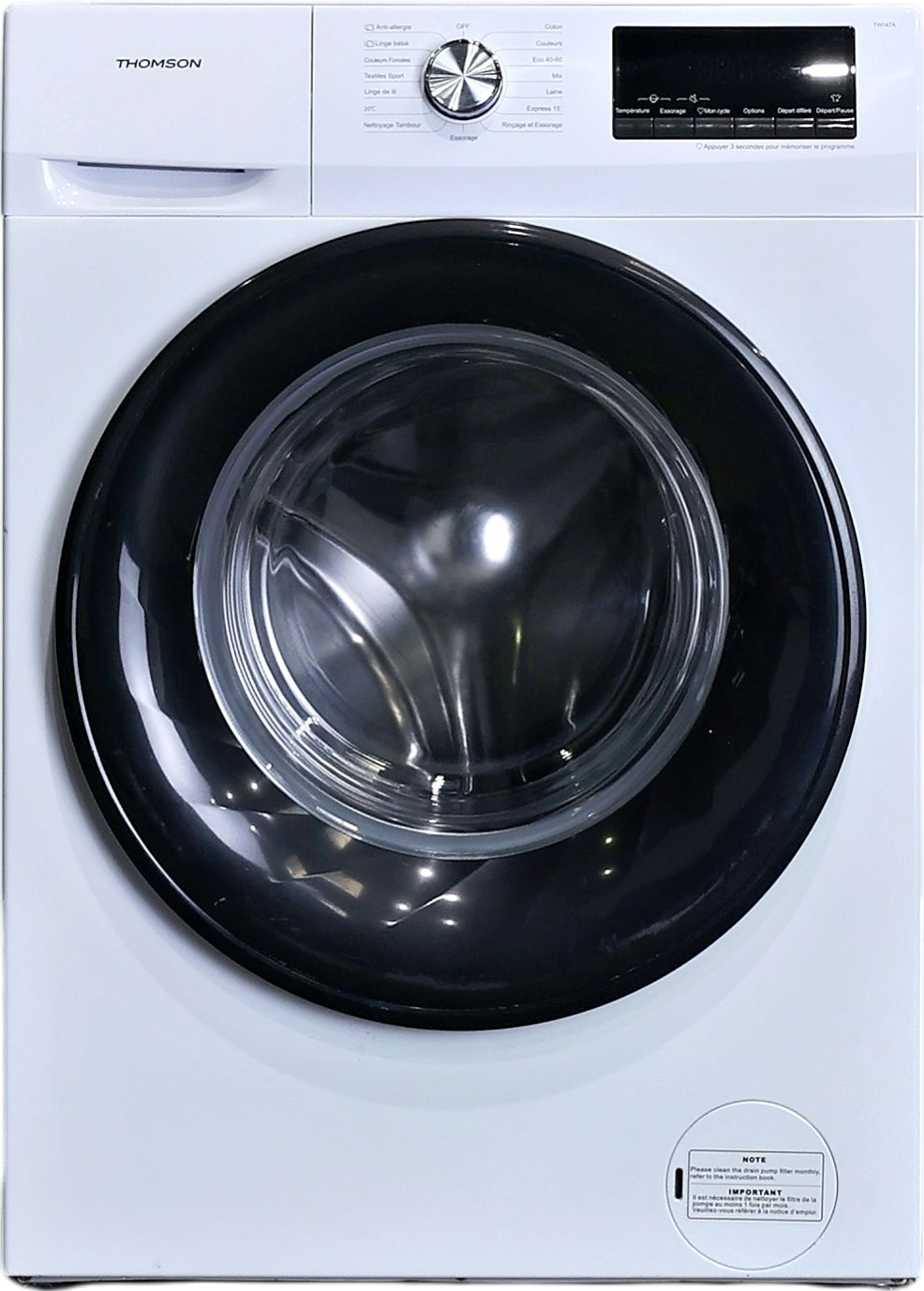 Lave-linge Hublot 7 kg Reconditionné THOMSON TW147A