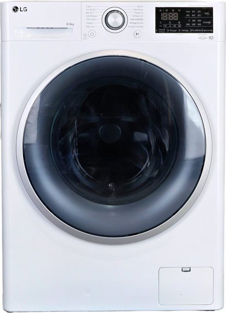 Lave-linge Sechant 8 kg Reconditionné LG F864V37WR