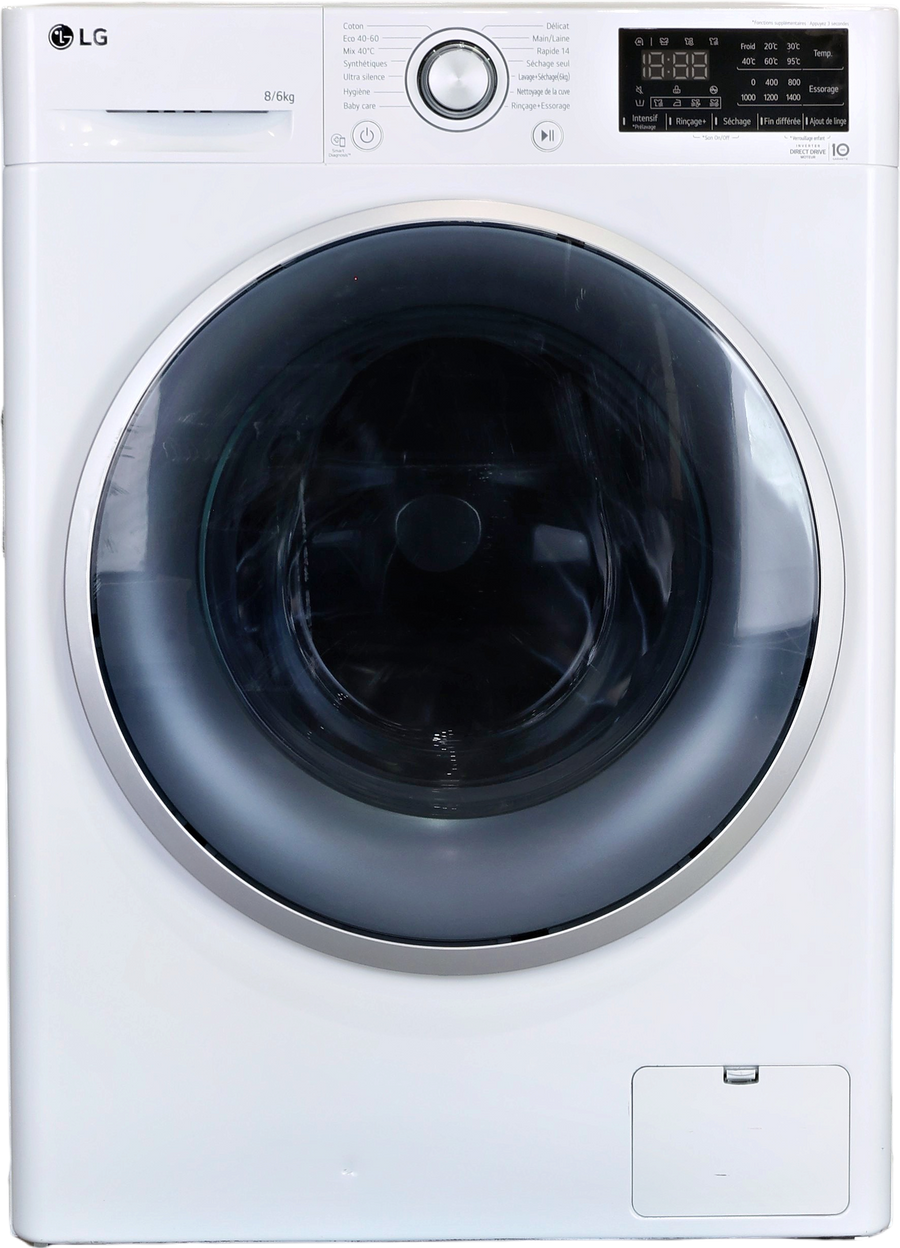 Lave-linge Sechant 8 kg Reconditionné LG F864V37WR