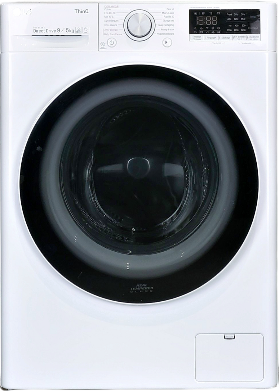 Lave-linge Sechant 9 kg Reconditionné LG F954N40WRS